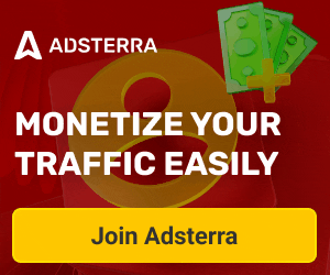 Adsterra — monetize your traffic, ad network for publishers